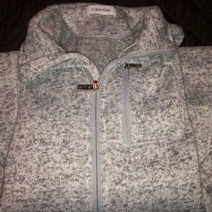 women Calvin Klein zipper sweater